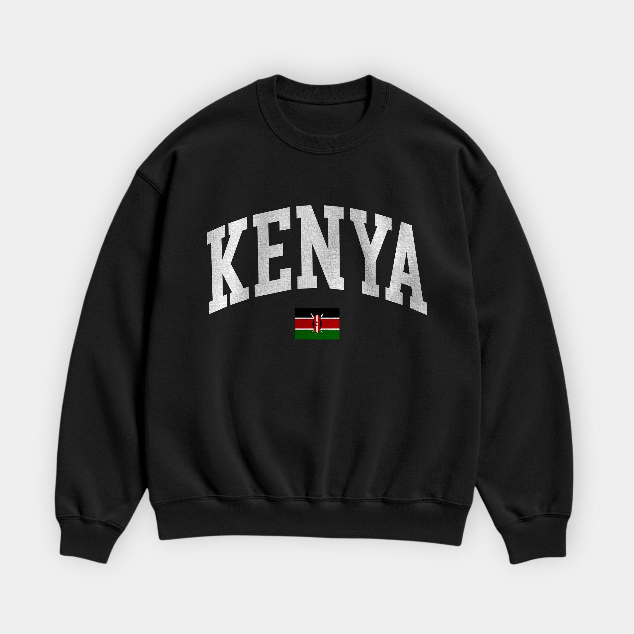 Kenya Collegiate Flag Sweatshirt