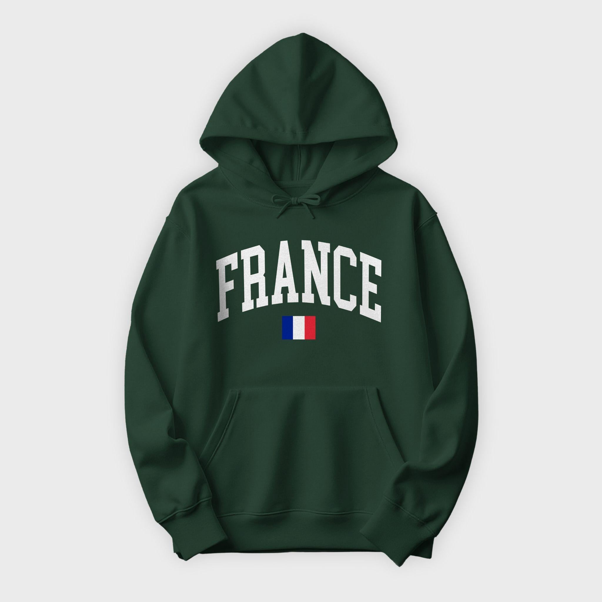 France Collegiate Flag Hoodie