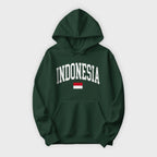 Indonesia Collegiate Flag Hoodie