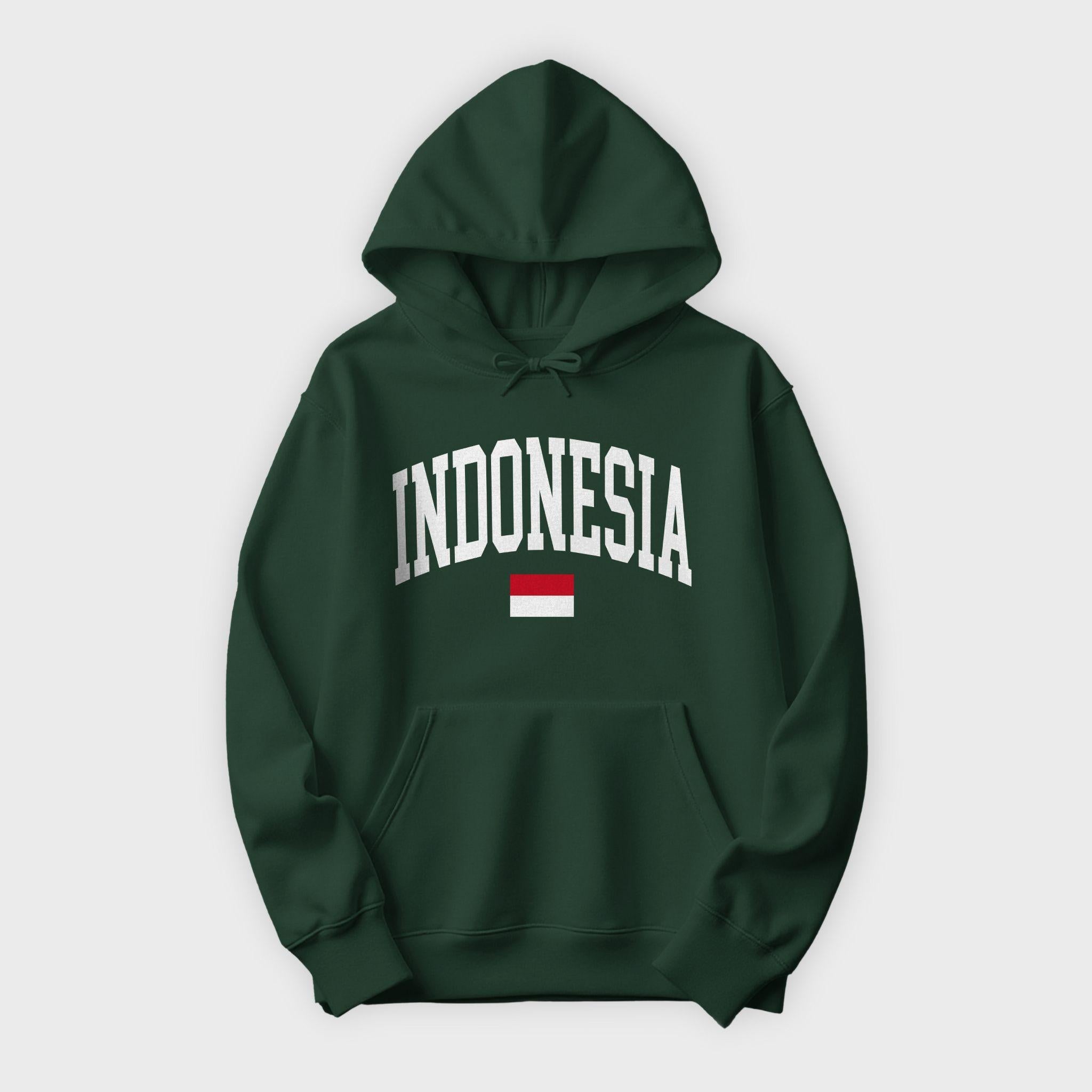 Indonesia Collegiate Flag Hoodie