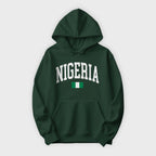Nigeria Collegiate Flag Hoodie