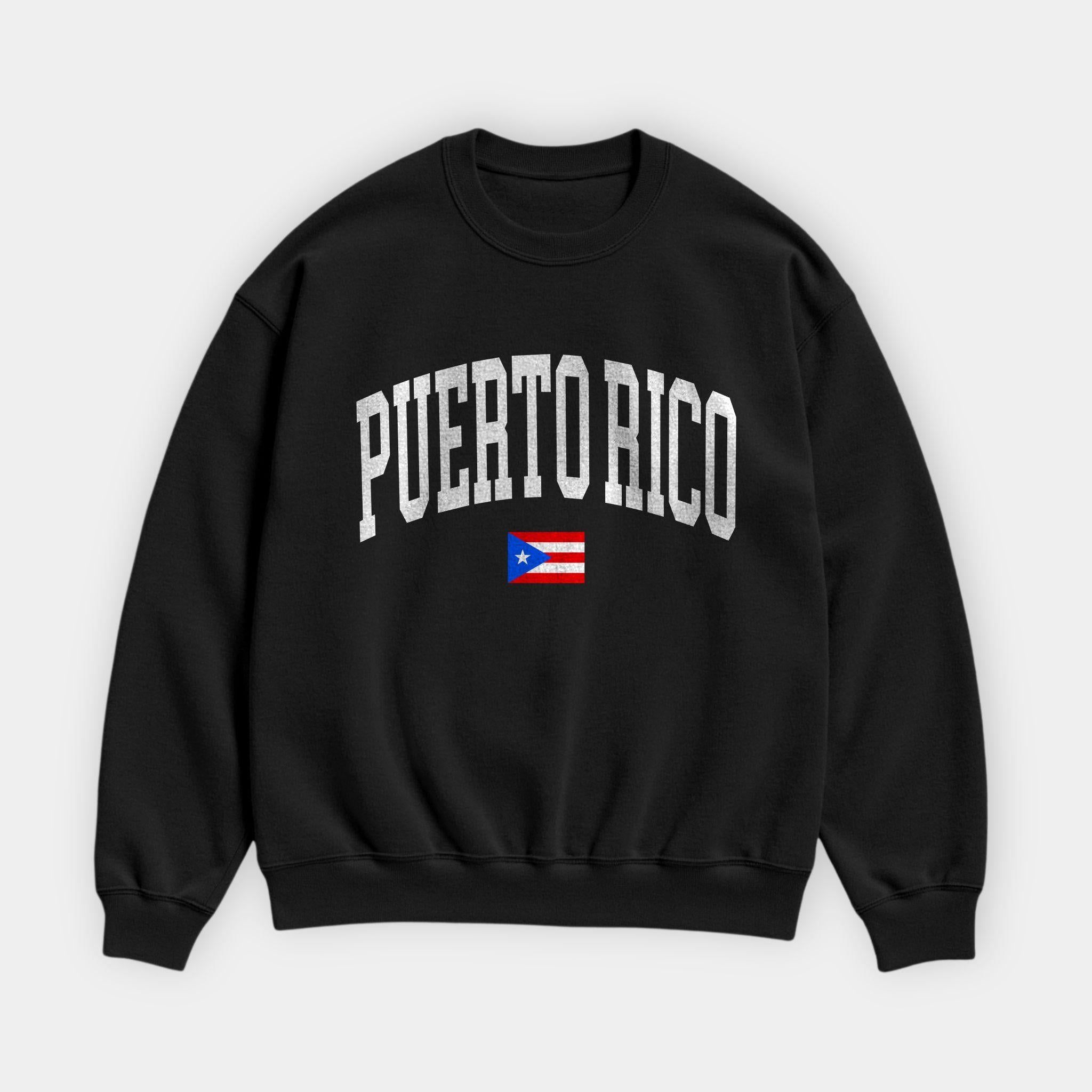 Puerto Rico Collegiate Flag Sweatshirt