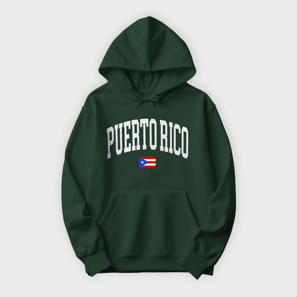 Puerto Rico Collegiate Flag Hoodie