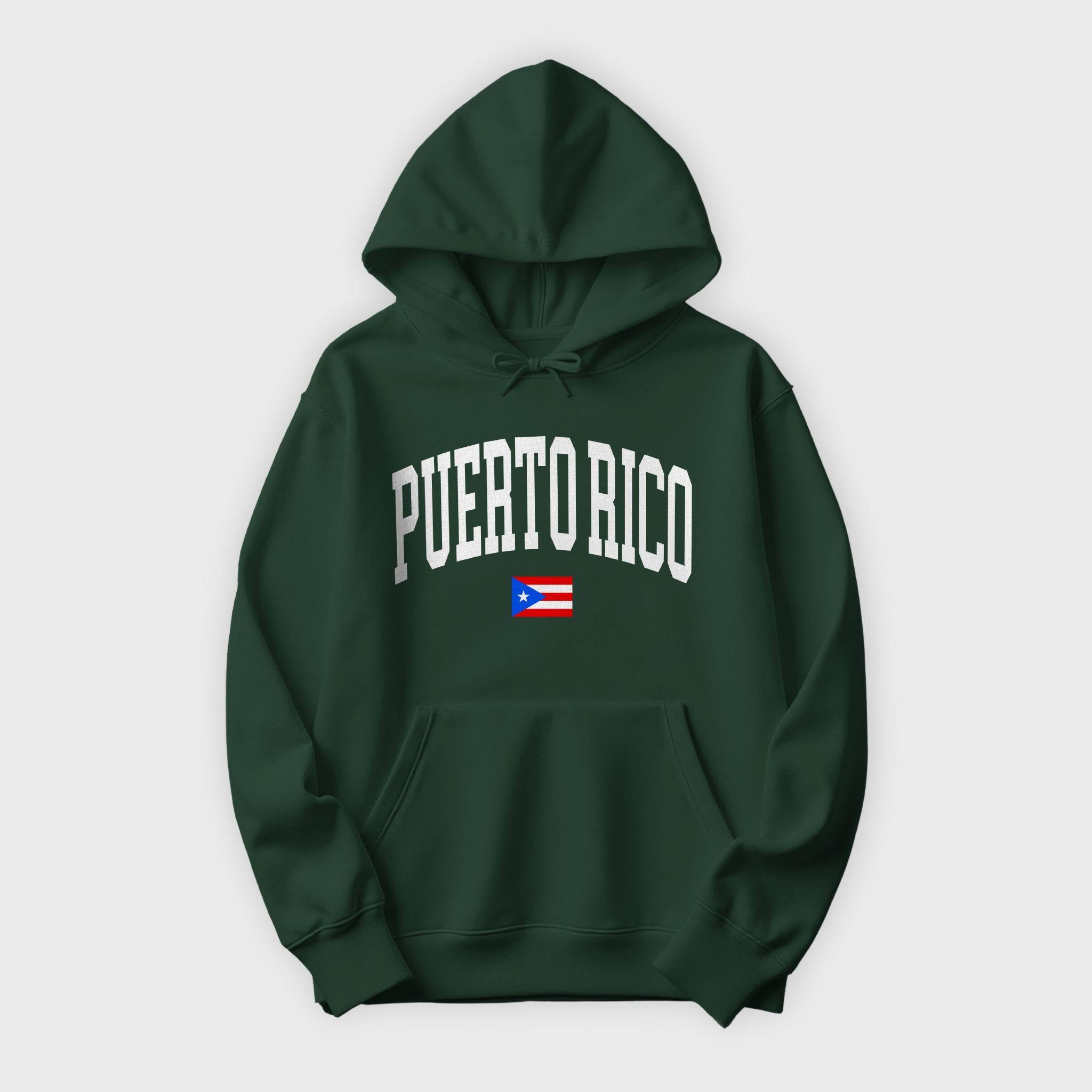 Puerto Rico Collegiate Flag Hoodie
