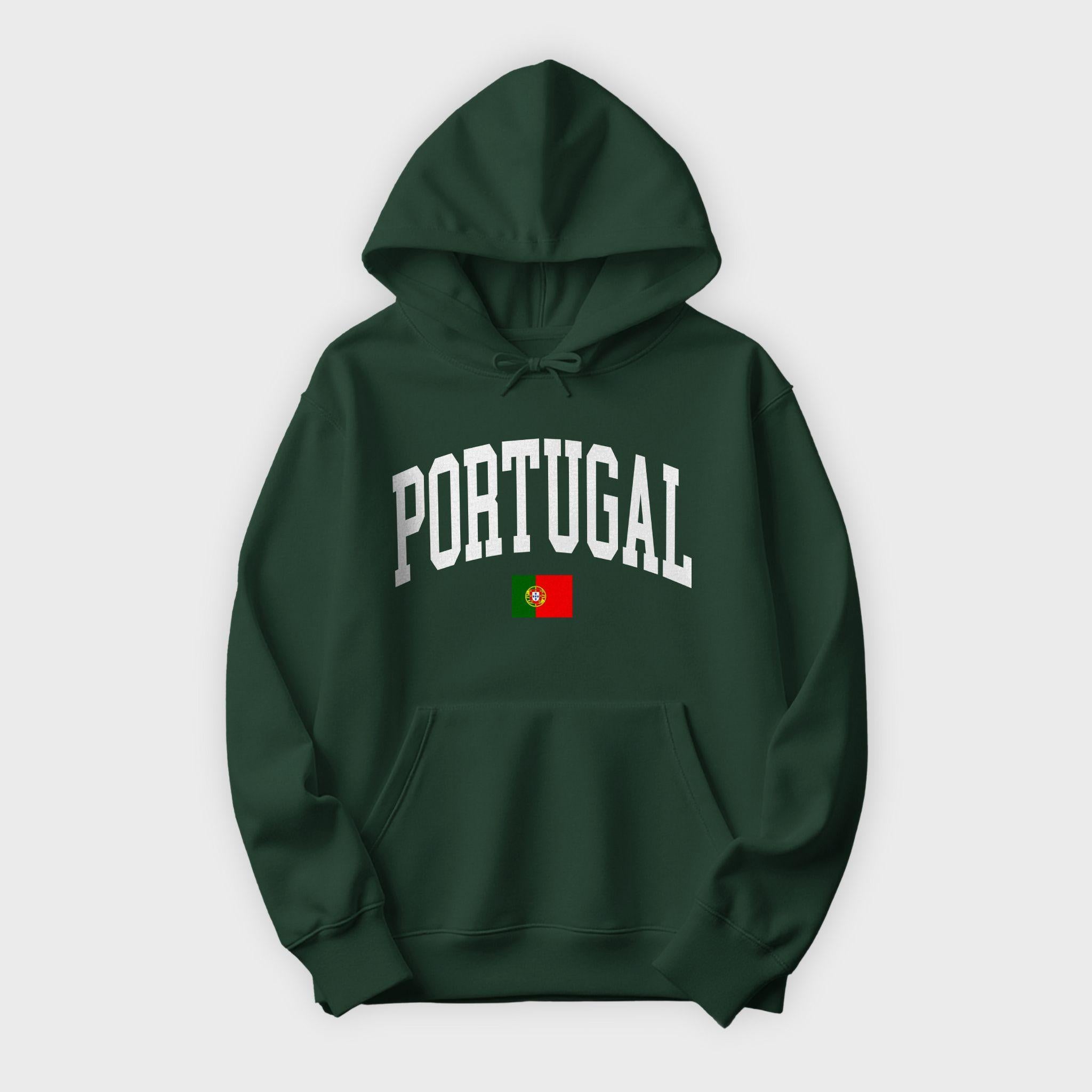Portugal Collegiate Flag Hoodie