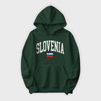 Slovenia Collegiate Flag Hoodie