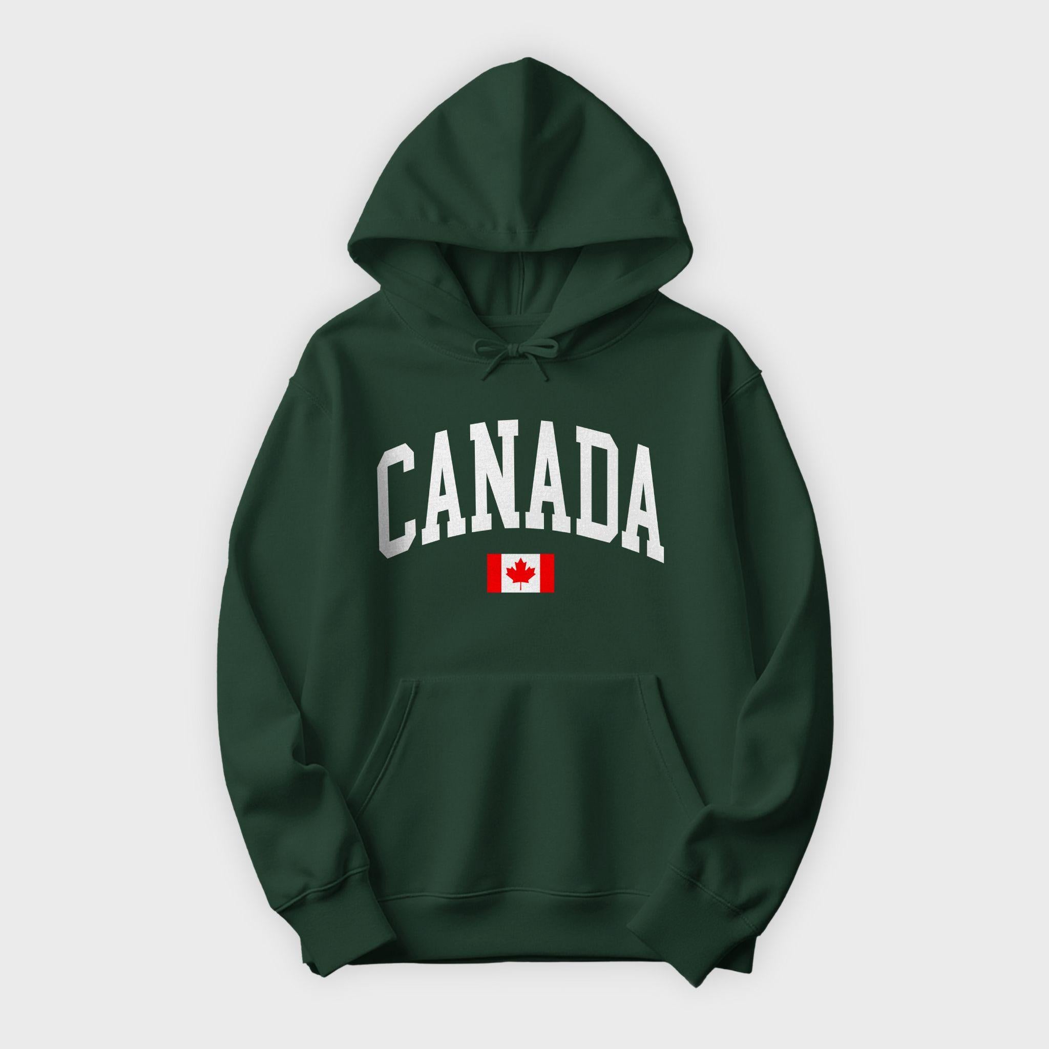 Canada Collegiate Flag Hoodie