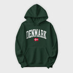 Denmark Collegiate Flag Hoodie