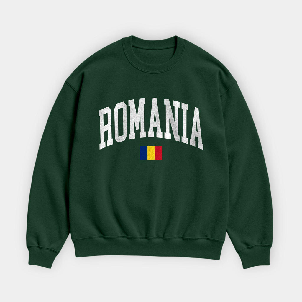 Romania Collegiate Flag Sweatshirt