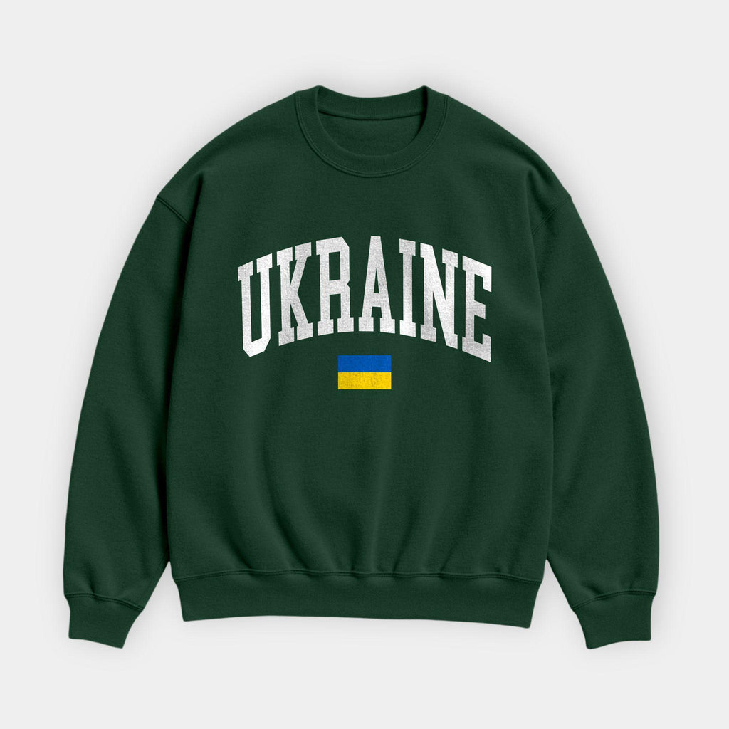 Ukraine Collegiate Flag Sweatshirt