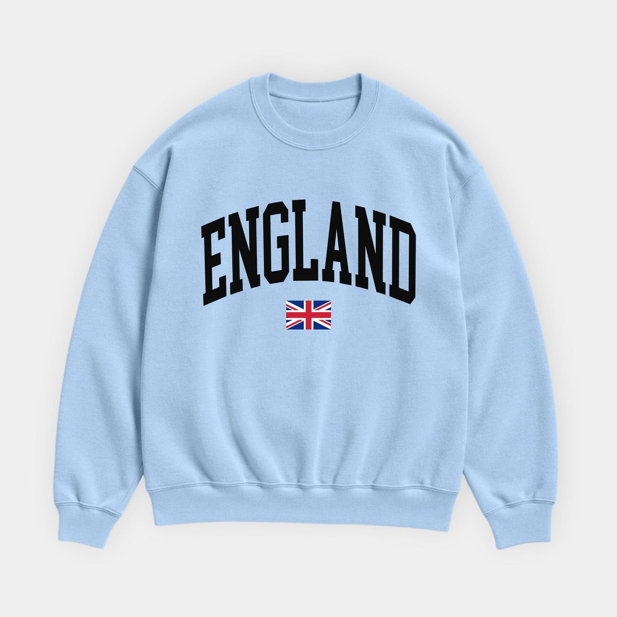 England Collegiate Flag Sweatshirt