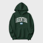 Argentina Collegiate Flag Hoodie