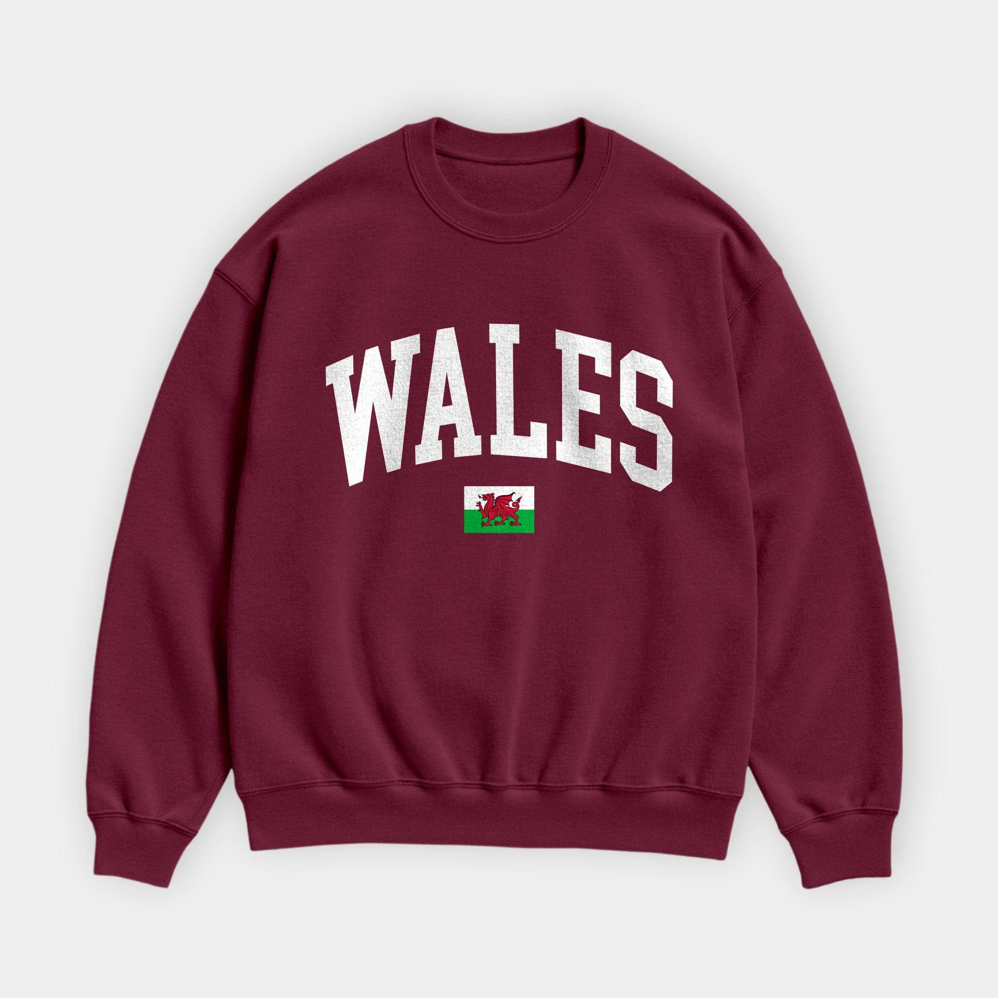Wales Collegiate Flag Sweatshirt