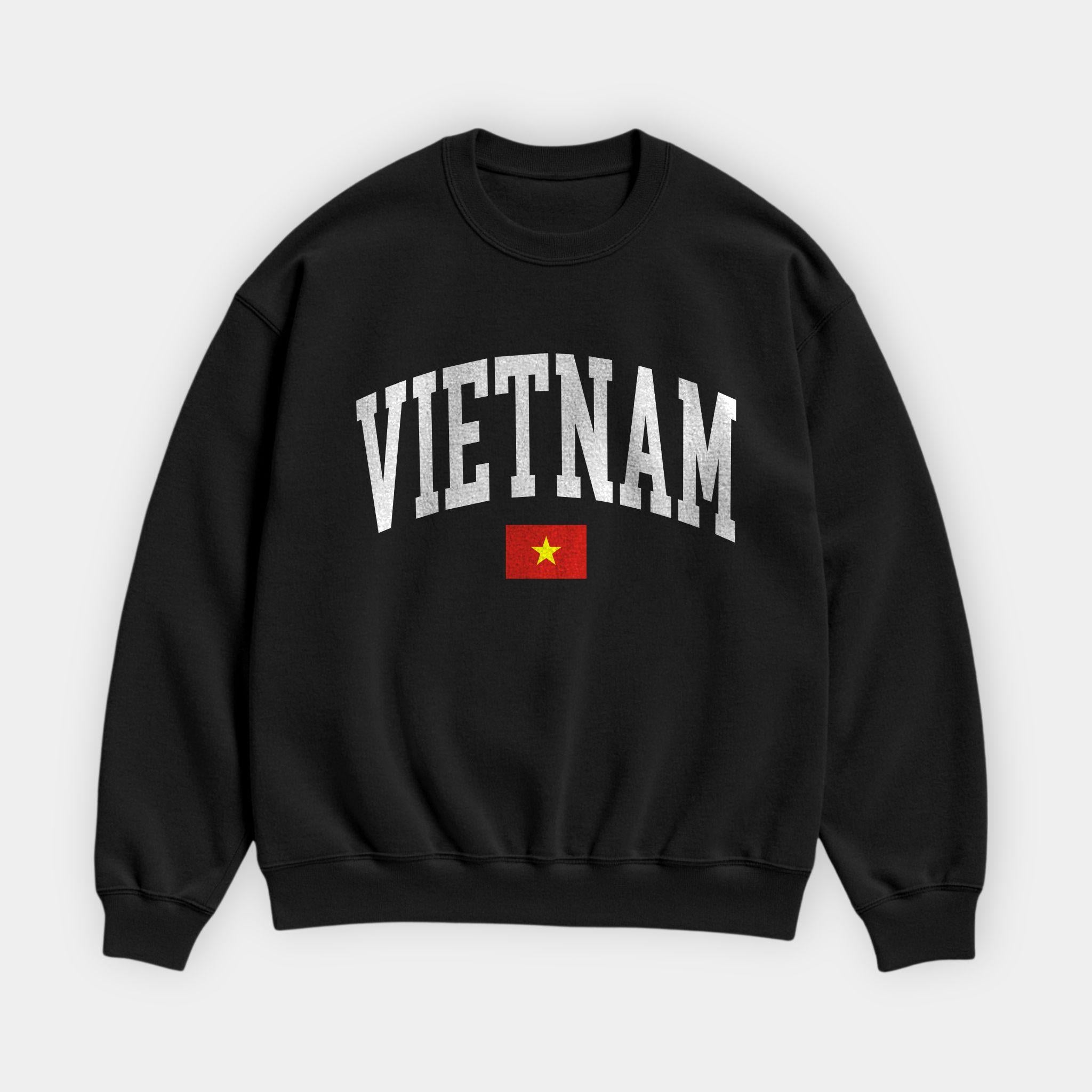 Vietnam Collegiate Flag Sweatshirt