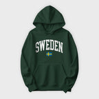 Sweden Collegiate Flag Hoodie