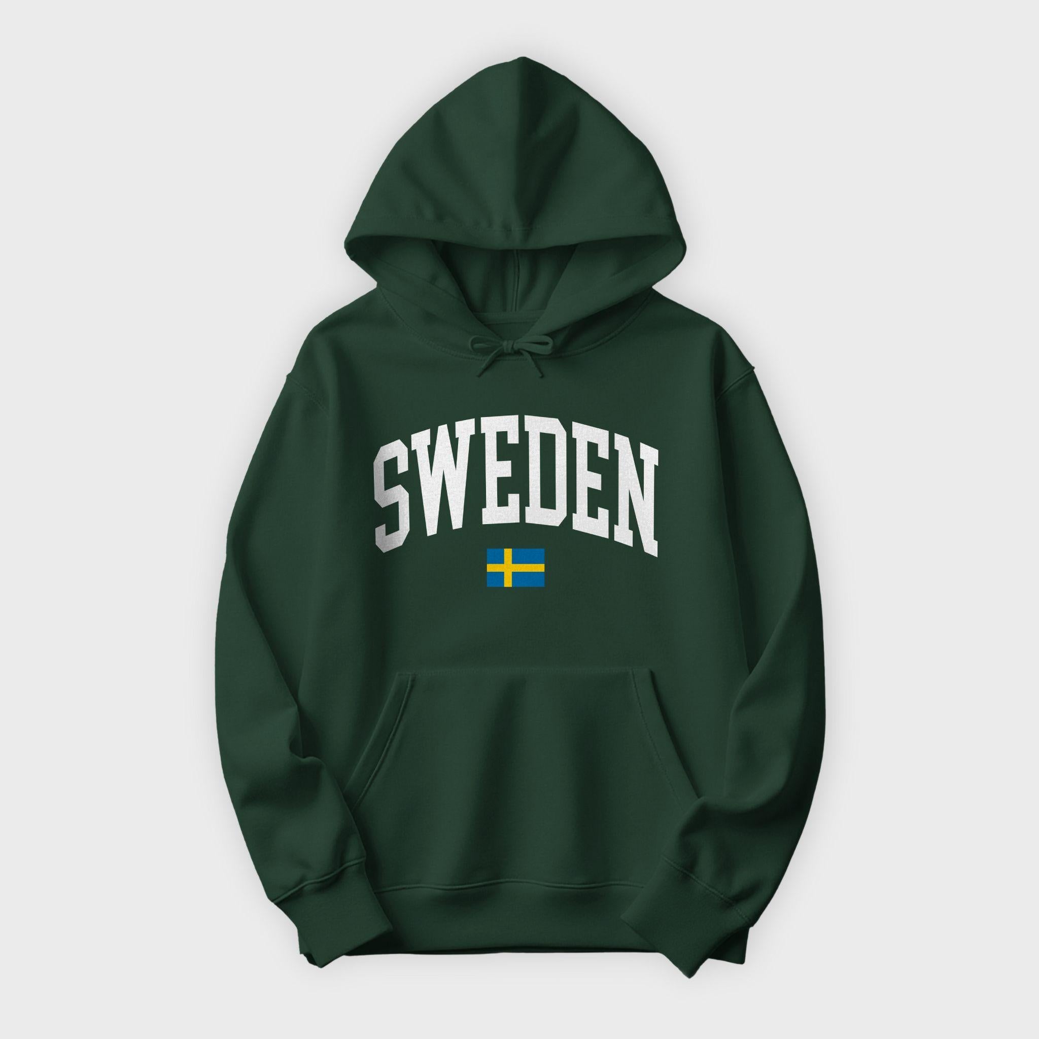 Sweden Collegiate Flag Hoodie