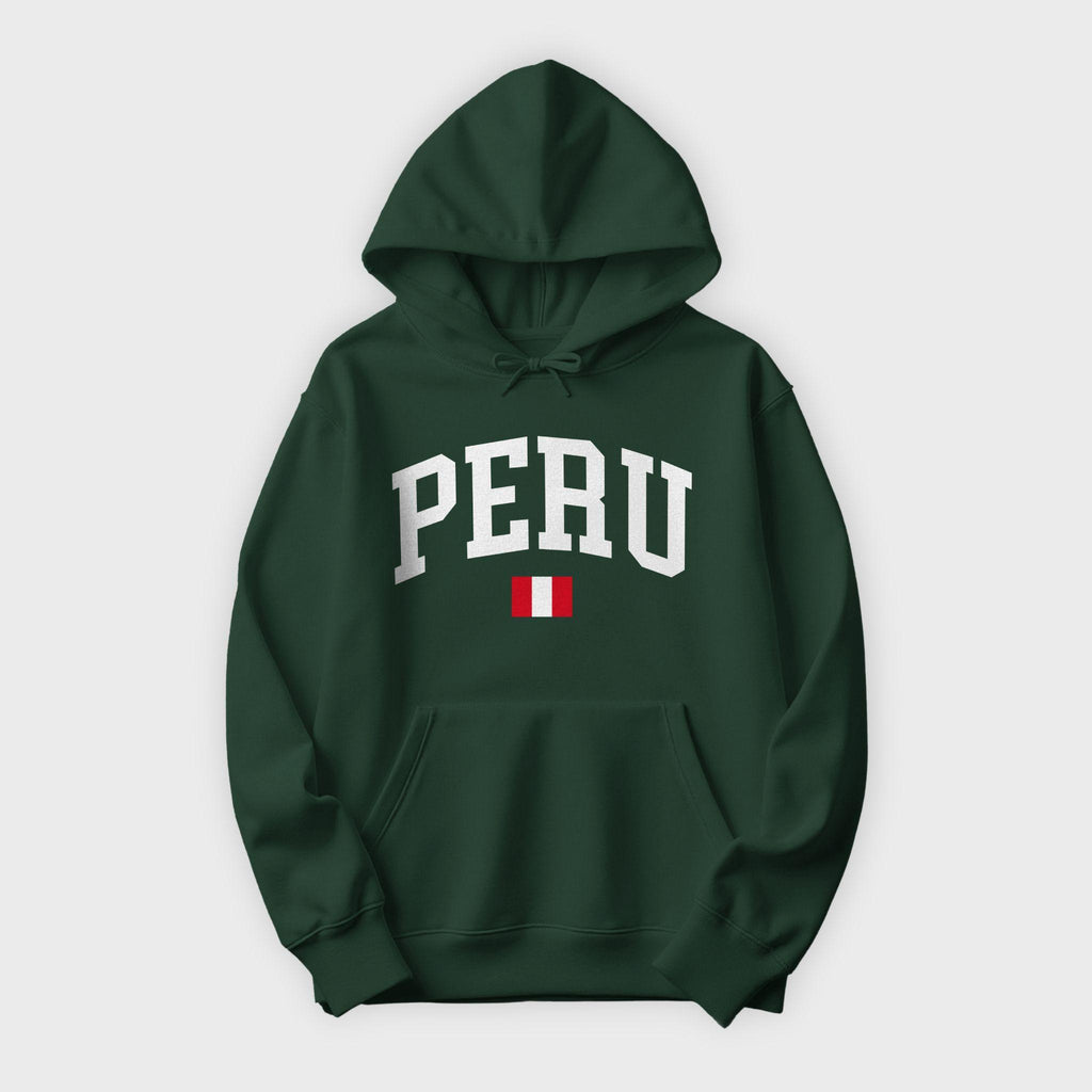 Peru Collegiate Flag Hoodie