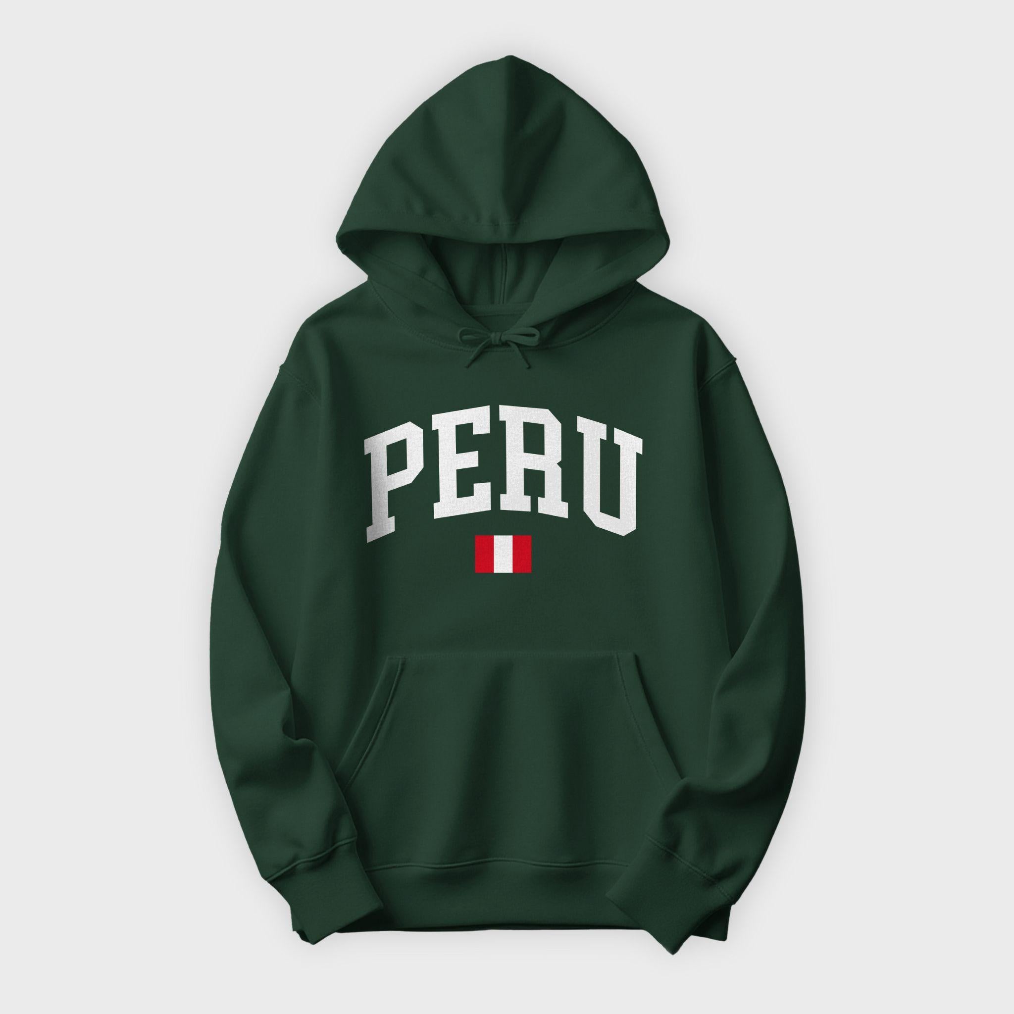 Peru Collegiate Flag Hoodie