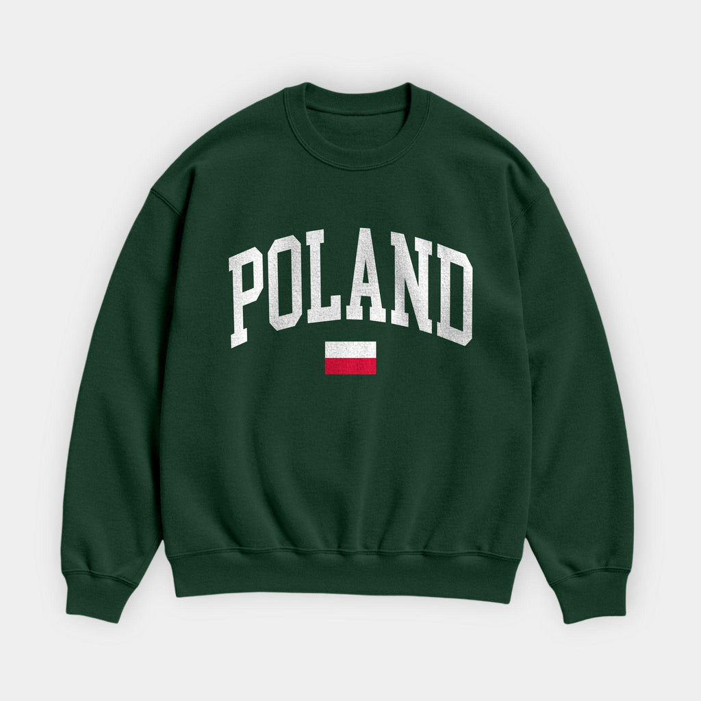 Poland Collegiate Flag Sweatshirt