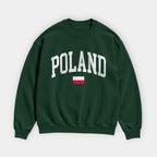 Poland Collegiate Flag Sweatshirt