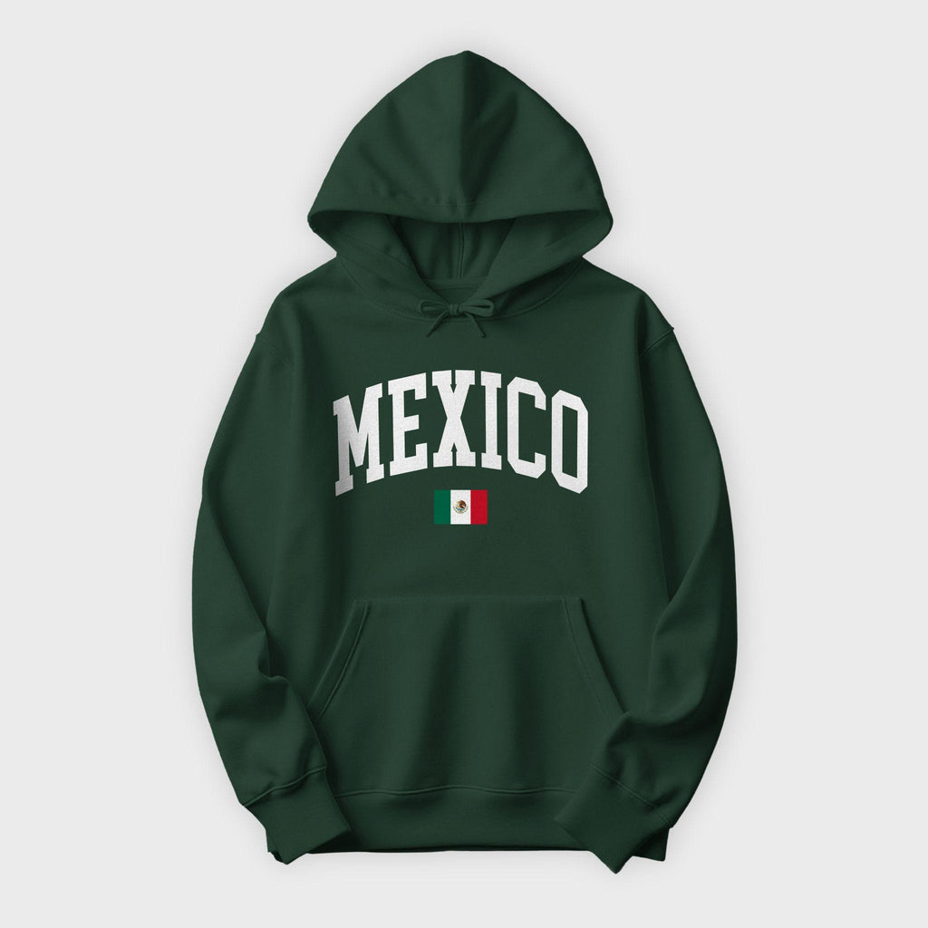 Mexico Collegiate Flag Hoodie