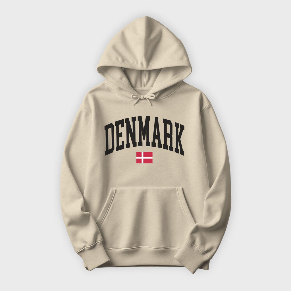 Denmark Collegiate Flag Hoodie
