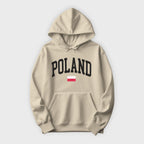 Poland Collegiate Flag Hoodie