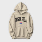 Costa Rica Collegiate Flag Hoodie