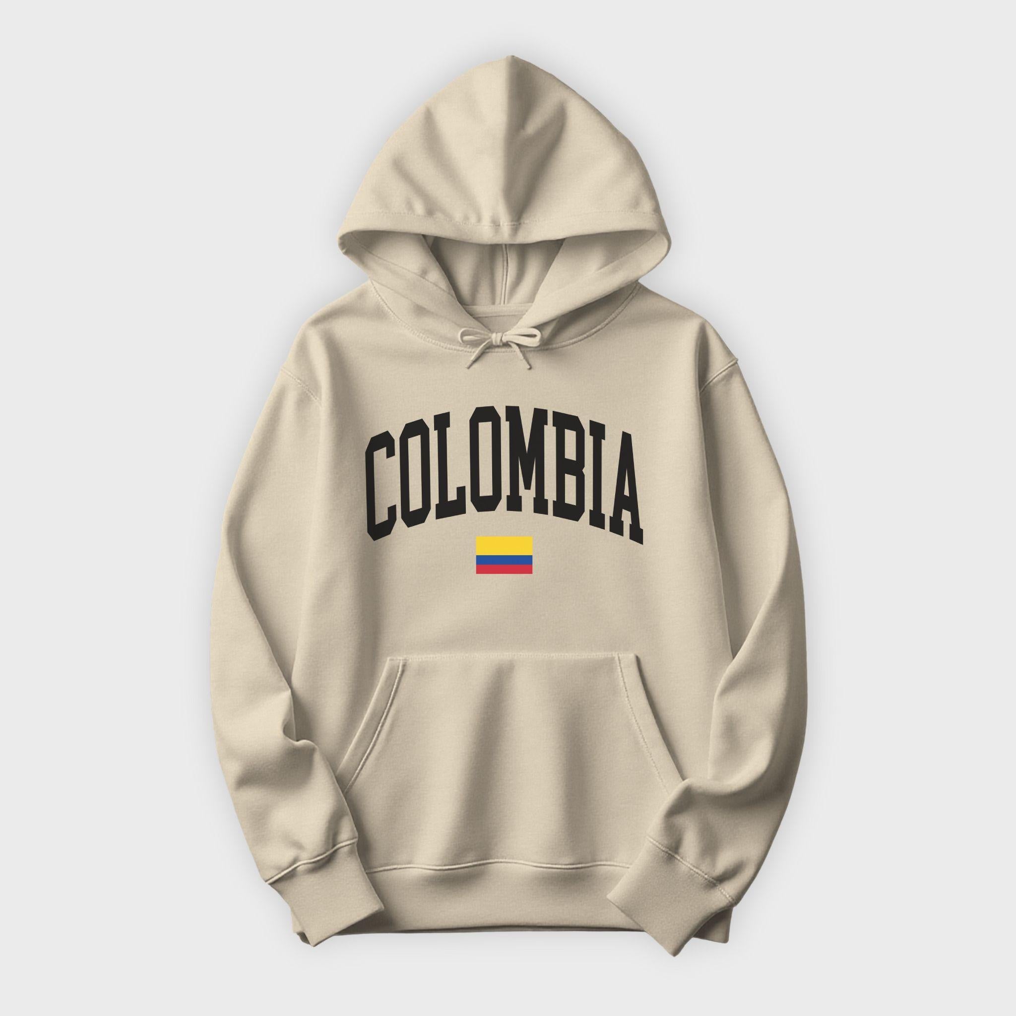 Colombia Collegiate Flag Hoodie