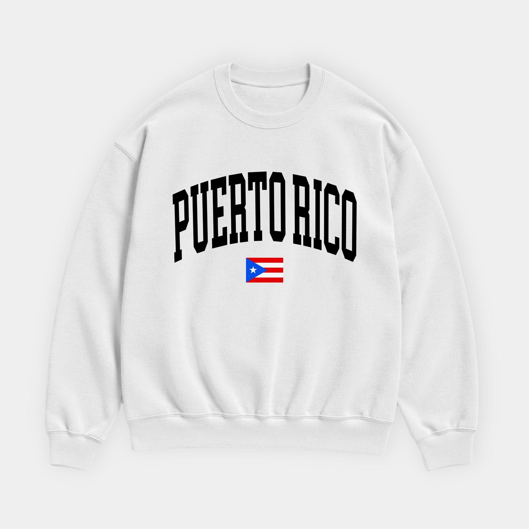 Puerto Rico Collegiate Flag Sweatshirt