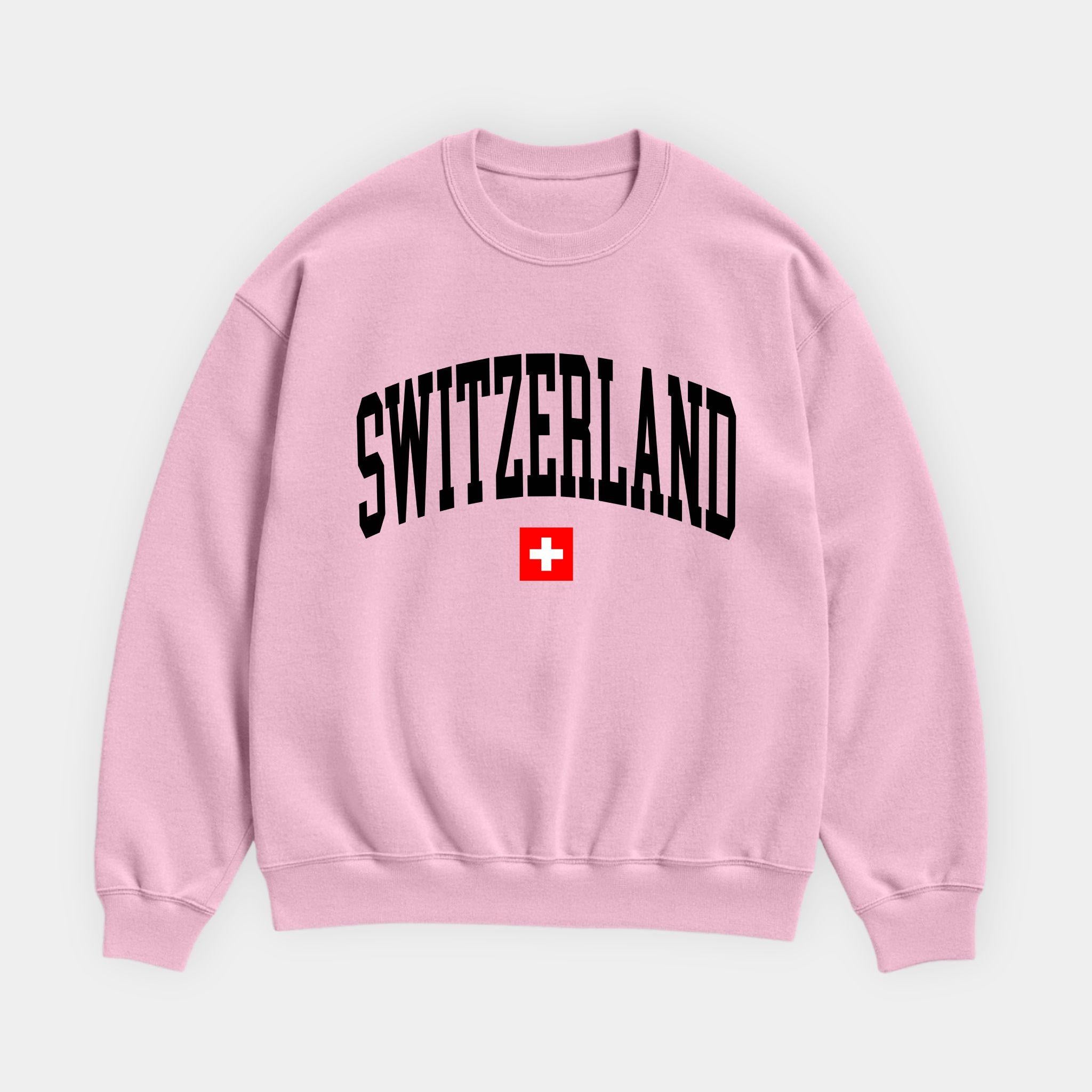 Switzerland Collegiate Flag Sweatshirt