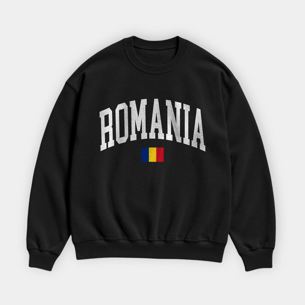 Romania Collegiate Flag Sweatshirt