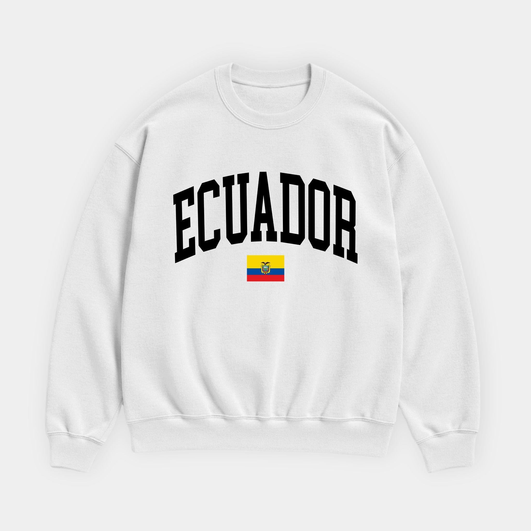 Ecuador Collegiate Flag Sweatshirt