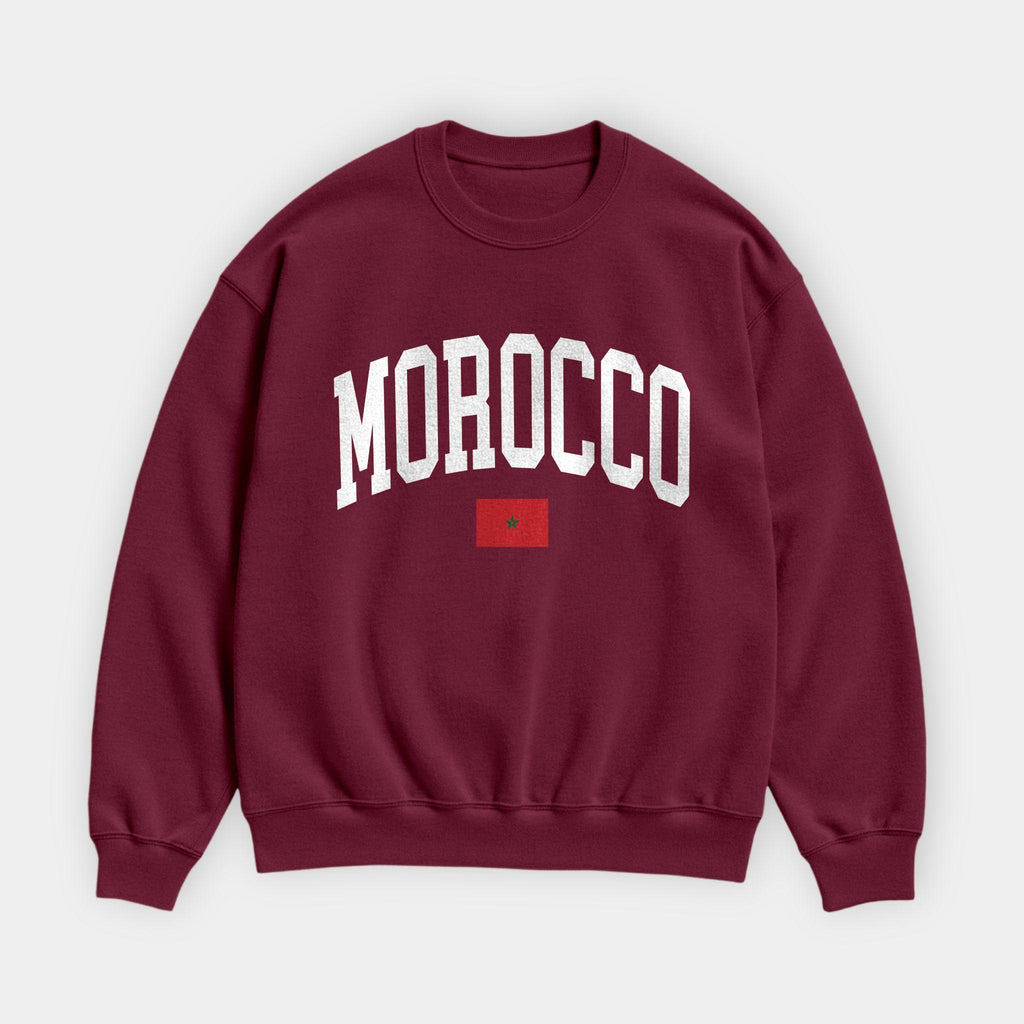 Morocco Collegiate Flag Sweatshirt