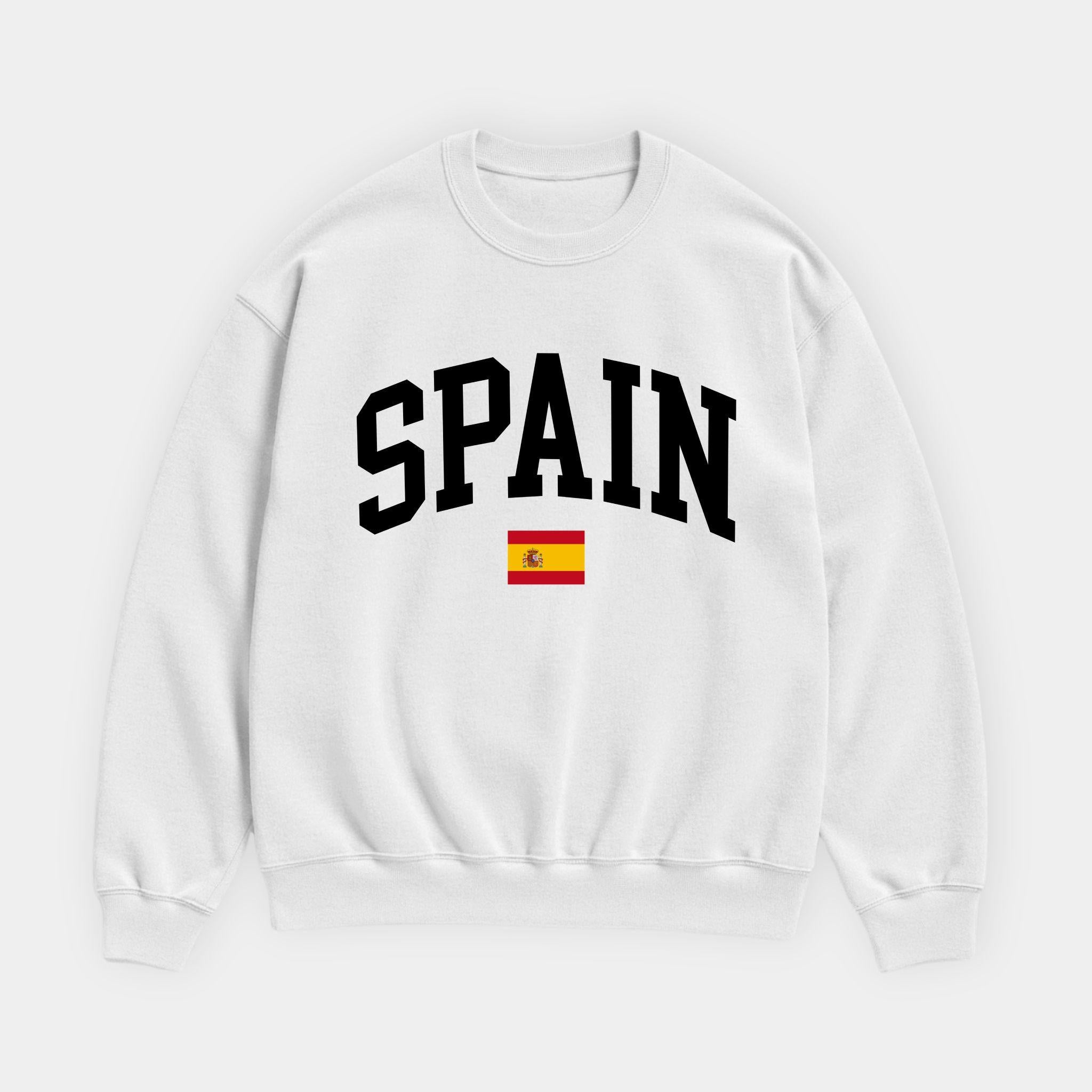 Spain Collegiate Flag Sweatshirt