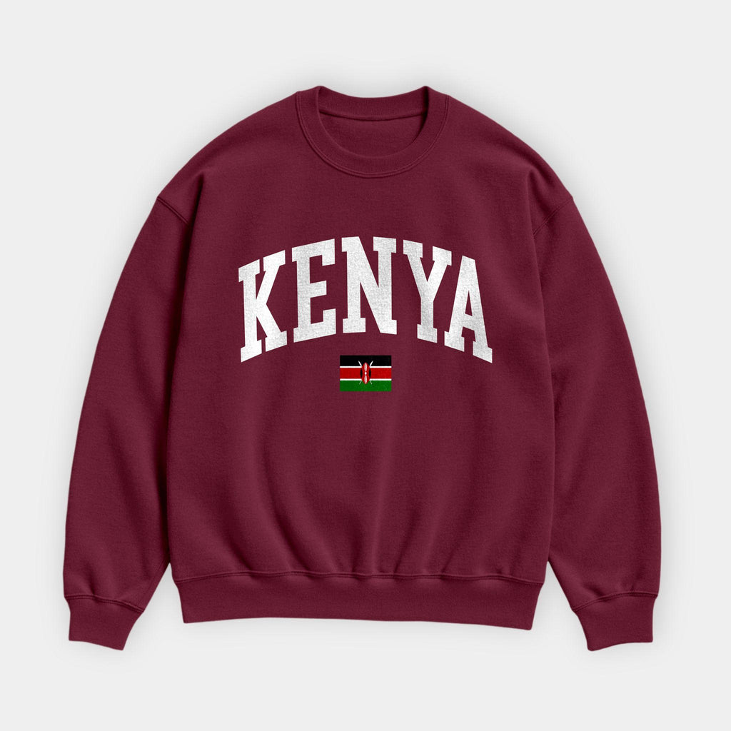 Kenya Collegiate Flag Sweatshirt