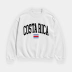 Costa Rica Collegiate Flag Sweatshirt