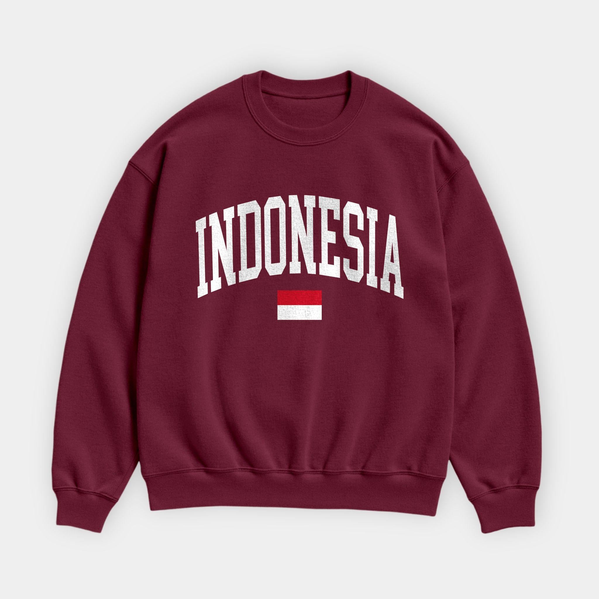 Indonesia Collegiate Flag Sweatshirt