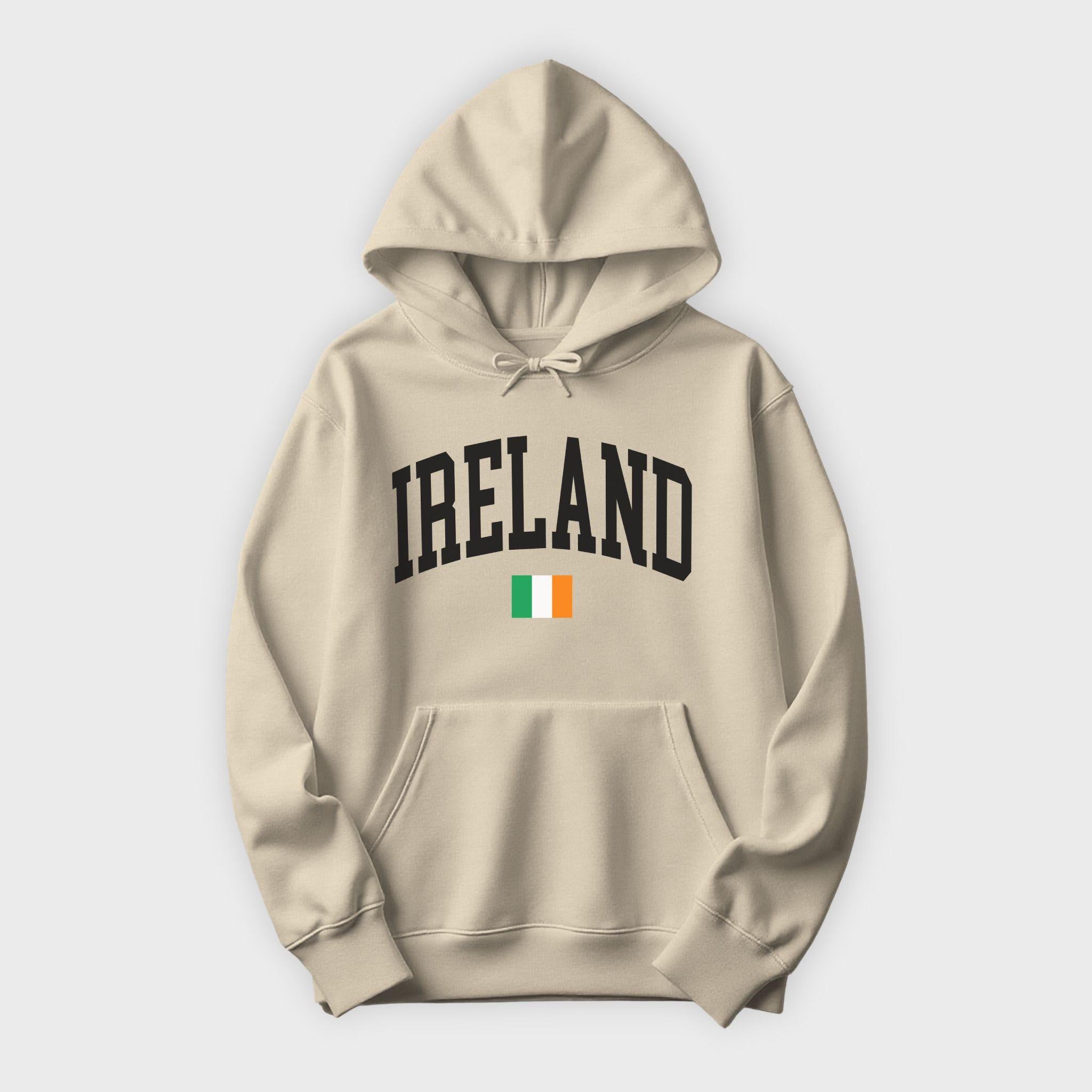 Ireland Collegiate Flag Hoodie