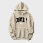 Croatia Collegiate Flag Hoodie