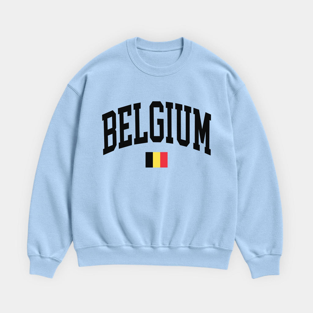 Belgium Collegiate Flag Sweatshirt