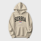Serbia Collegiate Flag Hoodie