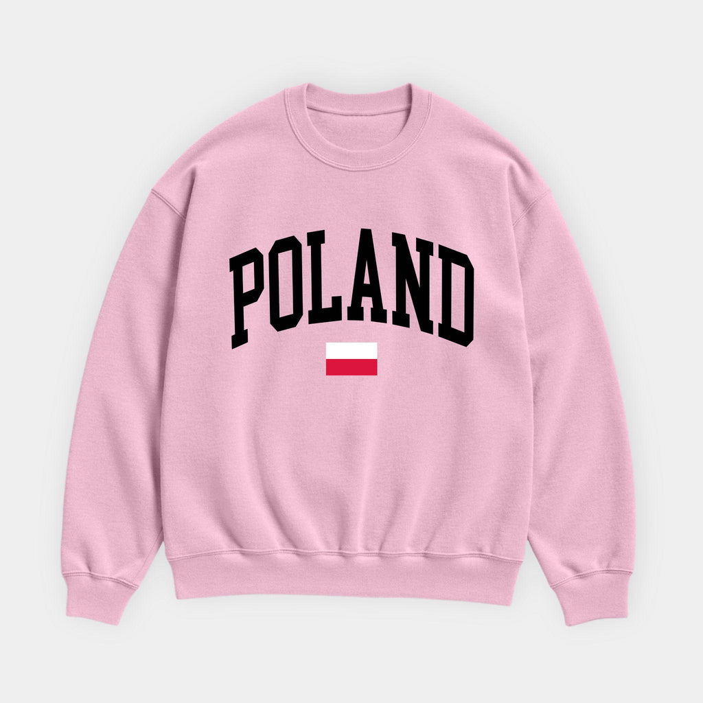 Poland Collegiate Flag Sweatshirt