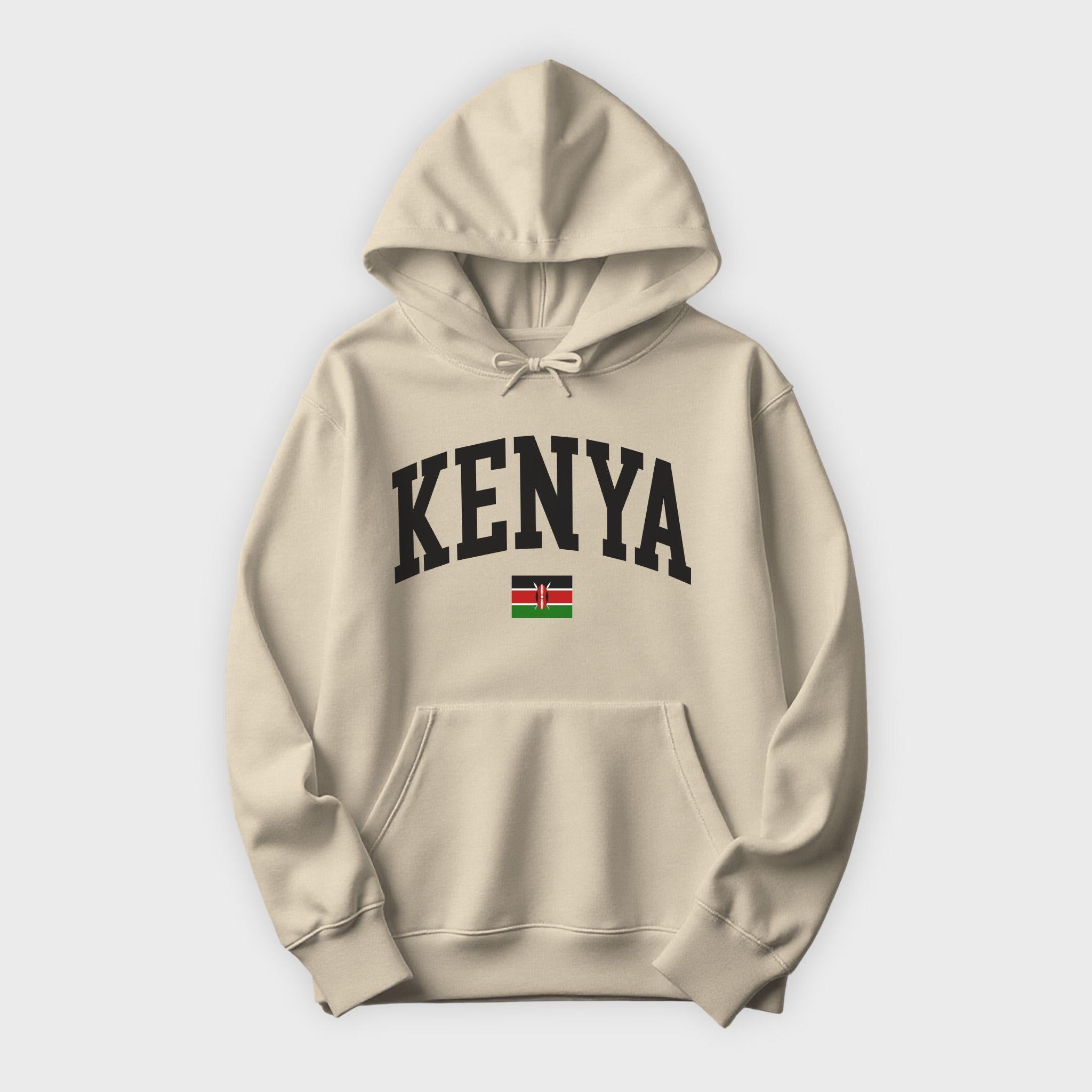 Kenya Collegiate Flag Hoodie