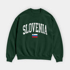 Slovenia Collegiate Flag Sweatshirt