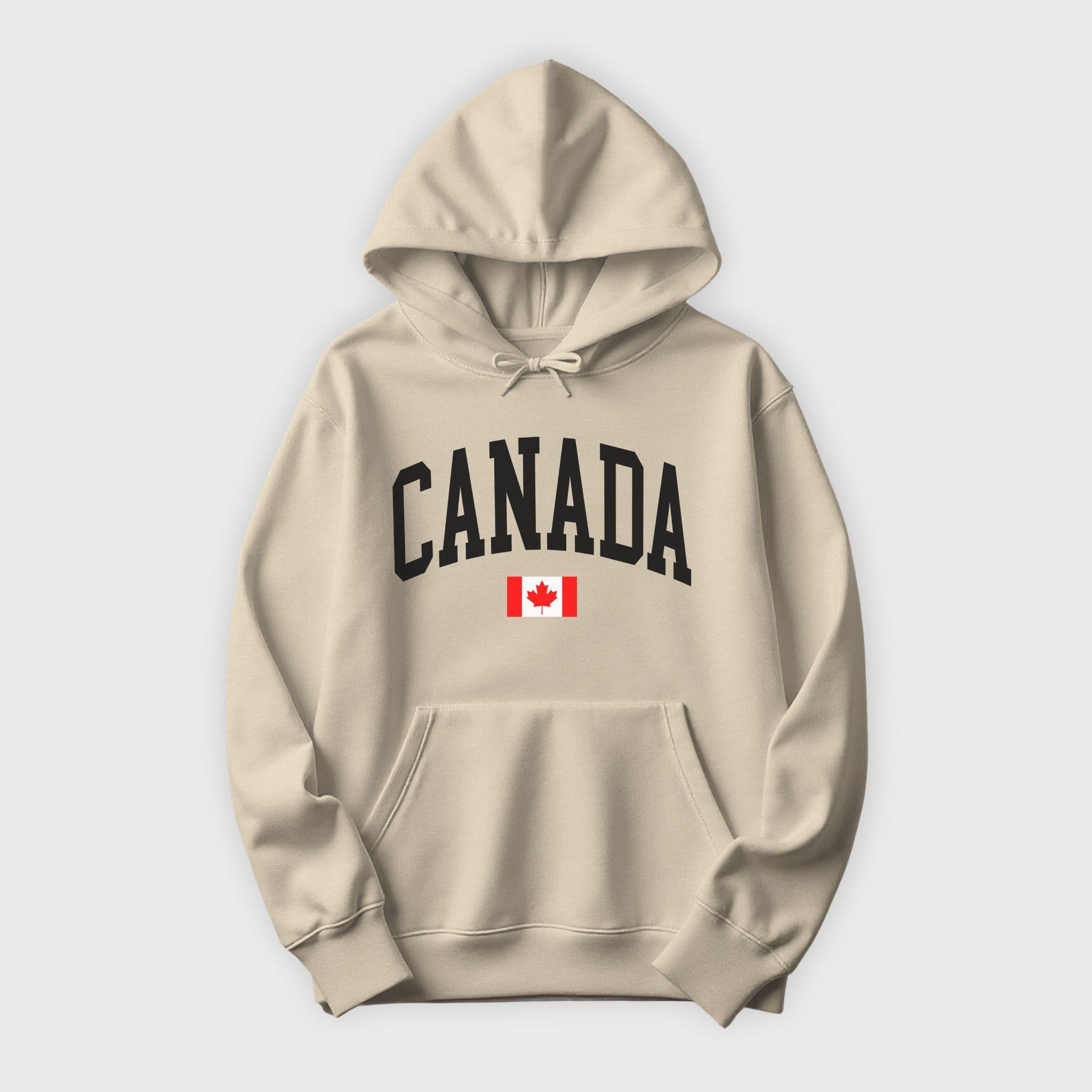 Canada Collegiate Flag Hoodie