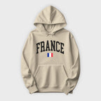France Collegiate Flag Hoodie