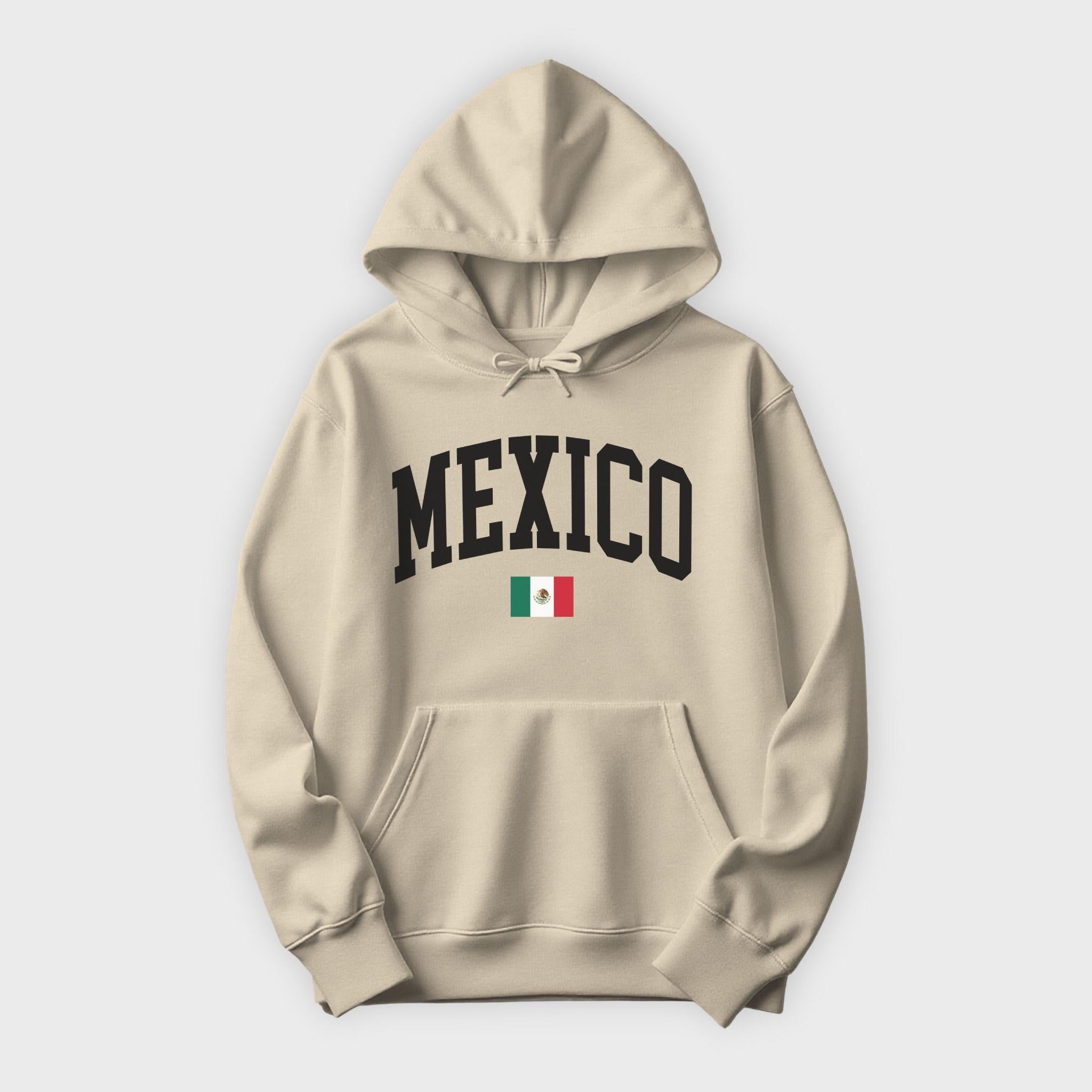 Mexico Collegiate Flag Hoodie
