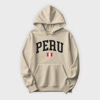 Peru Collegiate Flag Hoodie