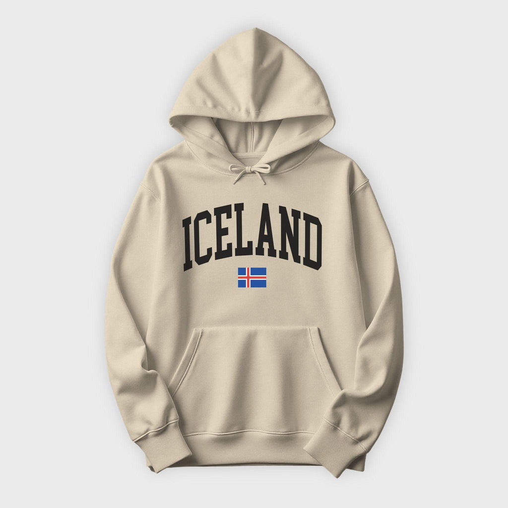 Iceland Collegiate Flag Hoodie